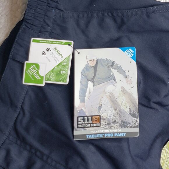 5.11 Tactical Taclite New Mens 40x36 Pro Pants RipStop 74273 Dark Navy With Tags - Picture 7 of 10